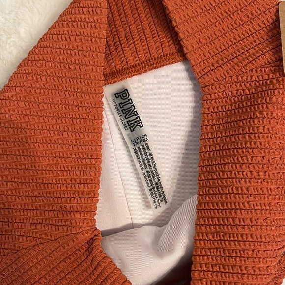 Victoria's Secret Pink High-Waisted Amber clay bikini bottom small - Picture 3 of 6